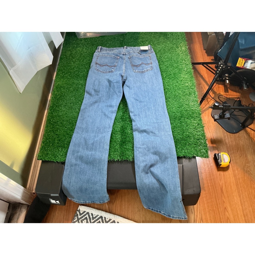 Wrangler Womens High Rise Bootcut Jeans Blue Stretch Denim Size 6/28 NWT - Picture 4 of 4